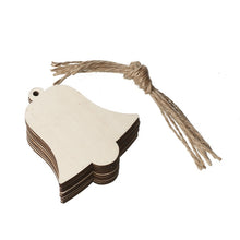 Load image into Gallery viewer, 10 DIY Wooden Christmas Ornaments