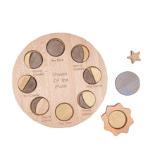 Load image into Gallery viewer, Montessori Moon Phase Puzzle Toy for Kids