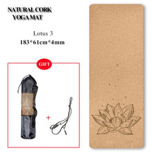 Load image into Gallery viewer, Natural Cork Yoga Mat