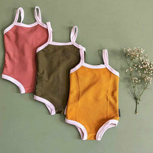 Load image into Gallery viewer, Girls Ribbed One Piece Bathing Suit