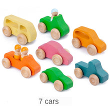 Load image into Gallery viewer, Montessori & Waldorf Assorted Elements Stacking Blocks Fire Water Earth Wind Trees