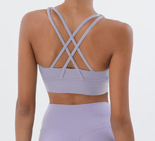 Load image into Gallery viewer, Cross Back Sports Bra