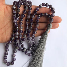 Load image into Gallery viewer, Japa Mala Amethyst Beads 108