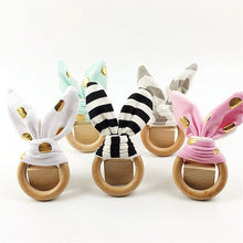 Load image into Gallery viewer, Organic Wood & Material Ring Teether