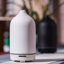 Load image into Gallery viewer, Scrub Ceramic Diffuser,Hand Crafted Ultrasonic Essential oil Aromatherapy Humidifier,Nano Atomization for Bedroom Baby Home100ML