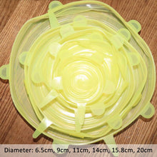 Load image into Gallery viewer, 6 pcs Reusable Silicon Covers