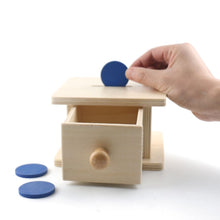 Load image into Gallery viewer, Montessori Coin Box Sensorial Materials For Toddlers Shape Baby Toys Educational Toys For Children Juguetes Montessori G0545H