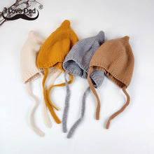 Load image into Gallery viewer, Knit Forrest Pixie Baby Bonnet