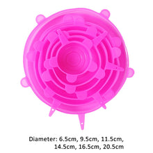 Load image into Gallery viewer, 6 pcs Reusable Silicon Covers