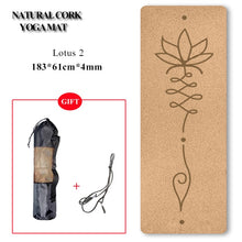 Load image into Gallery viewer, Natural Cork Yoga Mat