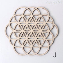 Load image into Gallery viewer, Wooden Crystal Grid