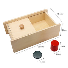 Load image into Gallery viewer, Montessori Baby Imbucare Wooden Shape Sorter Box