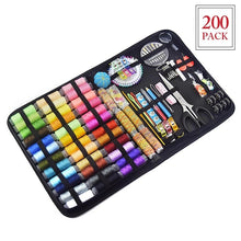 Load image into Gallery viewer, Sewing Box 183Pcs Multi-function Travel Sewing Kit Stitch Needle Thread Storage Bag Fabric Craft Mom Christmas Gifts Sewing Set