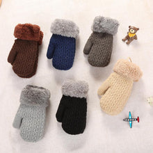 Load image into Gallery viewer, Warm Knit Wool Gloves for Babies and Toddlers