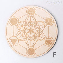 Load image into Gallery viewer, Wooden Crystal Grid