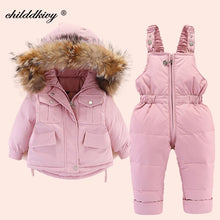 Load image into Gallery viewer, Warm Winter Children's Snow Suit and Matching Jacket Set