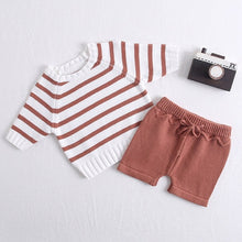 Load image into Gallery viewer, Matching Warm Winter Knit Sweater and Bloomers for Baby