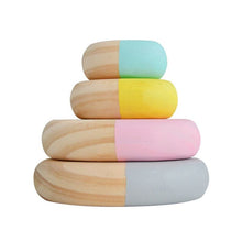 Load image into Gallery viewer, Montessori Custom Colors Stacking Rocks