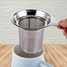 Load image into Gallery viewer, Reusable Stainless Steel Mesh Tea Infuser