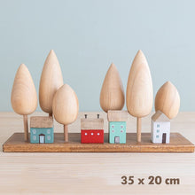 Load image into Gallery viewer, Waldorf Wooden House and Forest Building Blocks Toy for Kids