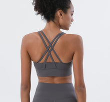 Load image into Gallery viewer, Cross Back Sports Bra