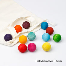 Load image into Gallery viewer, Montessori Rainbow Ball & Marble Run Tree