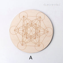 Load image into Gallery viewer, Wooden Crystal Grid