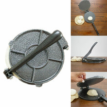 Load image into Gallery viewer, 8 Inch Cast Aluminum Tortilla Press