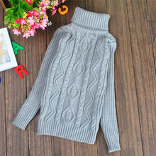 Load image into Gallery viewer, Child’s Warm Winter Knit Sweater Dress