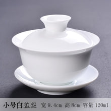 Load image into Gallery viewer, Bone Porcelain Tea Bowl with Top