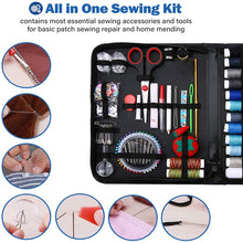Load image into Gallery viewer, Sewing Box 183Pcs Multi-function Travel Sewing Kit Stitch Needle Thread Storage Bag Fabric Craft Mom Christmas Gifts Sewing Set