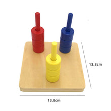 Load image into Gallery viewer, Montessori Toddler Assorted Peg Shape Peg Puzzles