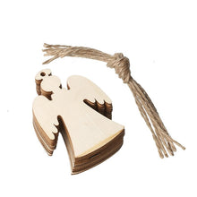 Load image into Gallery viewer, 10 DIY Wooden Christmas Ornaments