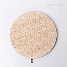 Load image into Gallery viewer, Wooden Crystal Grid