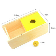 Load image into Gallery viewer, Montessori Baby Imbucare Wooden Shape Sorter Box