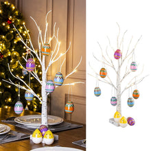 Load image into Gallery viewer, LED Birch Tree Decoration and Easter Egg Ornaments