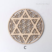 Load image into Gallery viewer, Wooden Crystal Grid