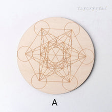 Load image into Gallery viewer, Wooden Crystal Grid