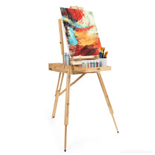 Load image into Gallery viewer, French Sketchbox Easel Folding Portable Wooden French Easel Stand Durable Artist Painters Tripod Art Easel for Artists Painters