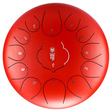 Load image into Gallery viewer, 12 Inch 13 Tone Steel Tongue Drum with Bag and Mallets - Handpan Drum
