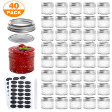 Load image into Gallery viewer, 40 Pack 4oz Mini Mason Jars
