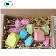 Load image into Gallery viewer, Hot Wooden Rocks Stones Wood Balancing Stacked Stone Baby Building Block Montessori Toys Block Colored Stone Kids Toys
