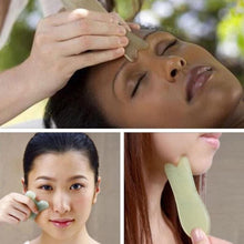 Load image into Gallery viewer, Marma Acupressure Guasha Set - Jade, Rose Quartz, Amber