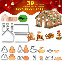 Load image into Gallery viewer, Gingerbread House Cookie Cutter Mold