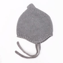 Load image into Gallery viewer, Knit Forrest Pixie Baby Bonnet