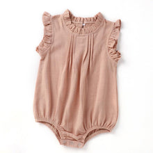 Load image into Gallery viewer, Natural Cotton Baby Romper- Sleeveless and Long Sleeve