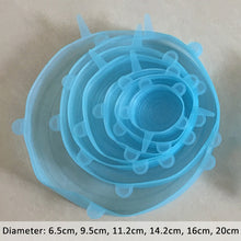 Load image into Gallery viewer, 6 pcs Reusable Silicon Covers