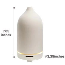 Load image into Gallery viewer, Scrub Ceramic Diffuser,Hand Crafted Ultrasonic Essential oil Aromatherapy Humidifier,Nano Atomization for Bedroom Baby Home100ML