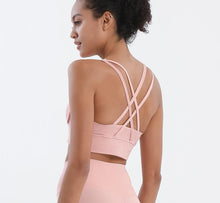 Load image into Gallery viewer, Cross Back Sports Bra