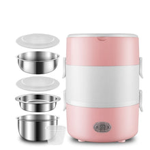Load image into Gallery viewer, Portable Stainless Steel Bento Cooker